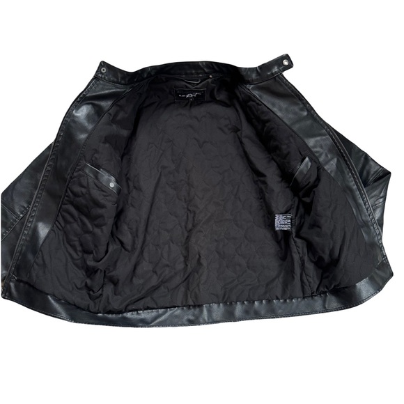 Men’s S - Black Rivet Faix Black Leather Jacket Wilson’s Leather - Picture 3 of 3